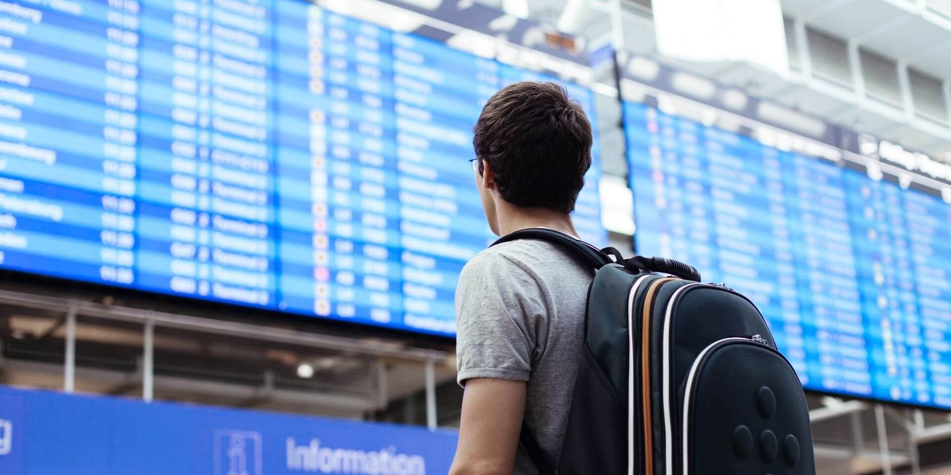 Man at the airport